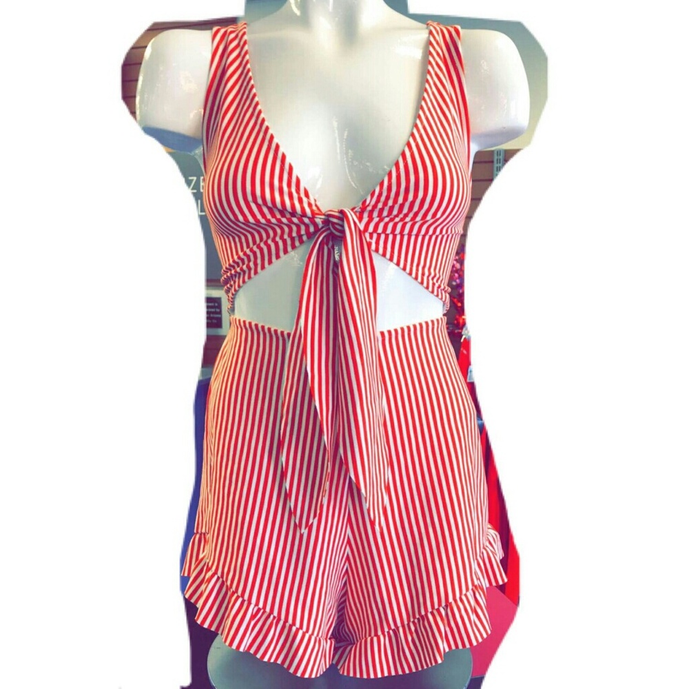 ZARA stripe romper